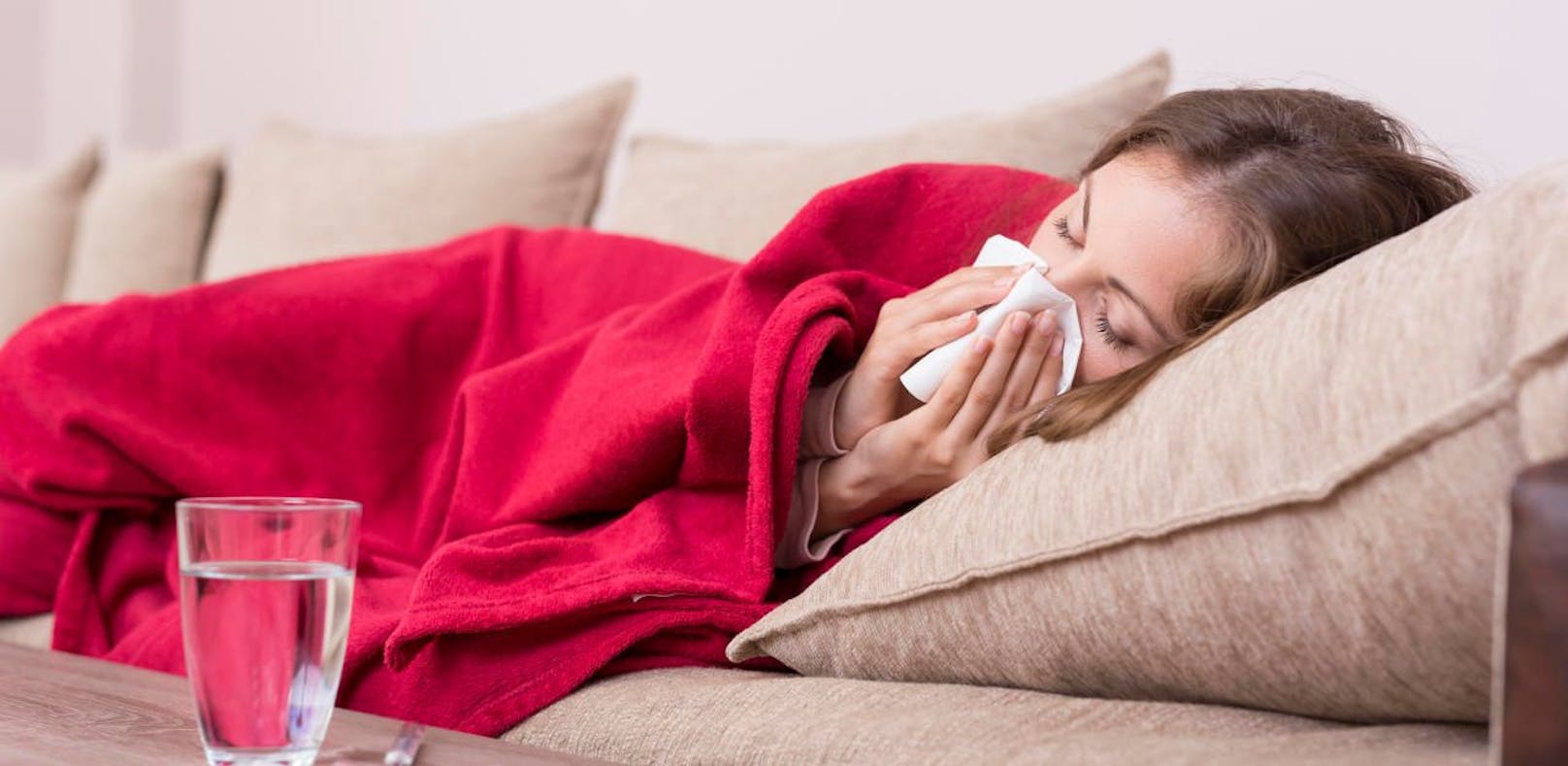 3.413 Versicherte der NÖGKK liegen wegen der echten Grippe oder grippaler Infekte im Bett.