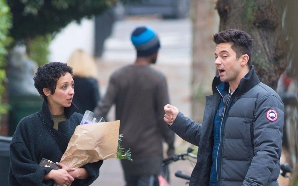 Dominic Cooper und Ruth Negga lieferten sich Mitte November eine hitzige Streiterei auf den Straßen Londons