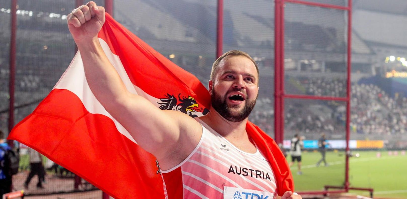 Lukas Weißhaidinger holte mit Bronze die erste österreichische WM-Medaille bei den Leichtathletik-Männern. 