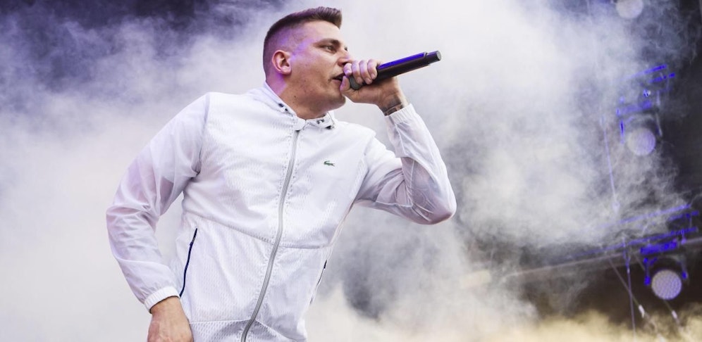 Gzuz mit der 187 Strassenbande  am 03. Juni 2017 beim Rock am Ring Festivals auf dem Nürburgring. 