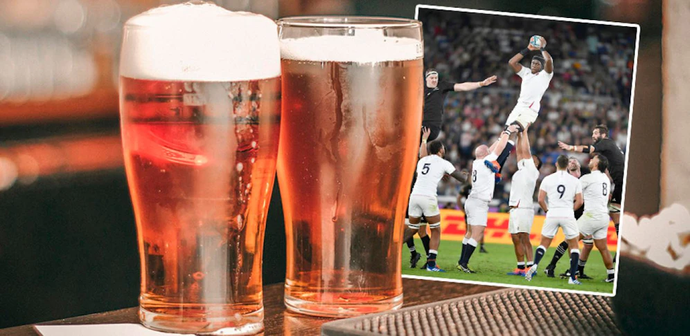 In England herrscht Rugby-Fieber. Die Pubs sperren schon um 8:30 auf