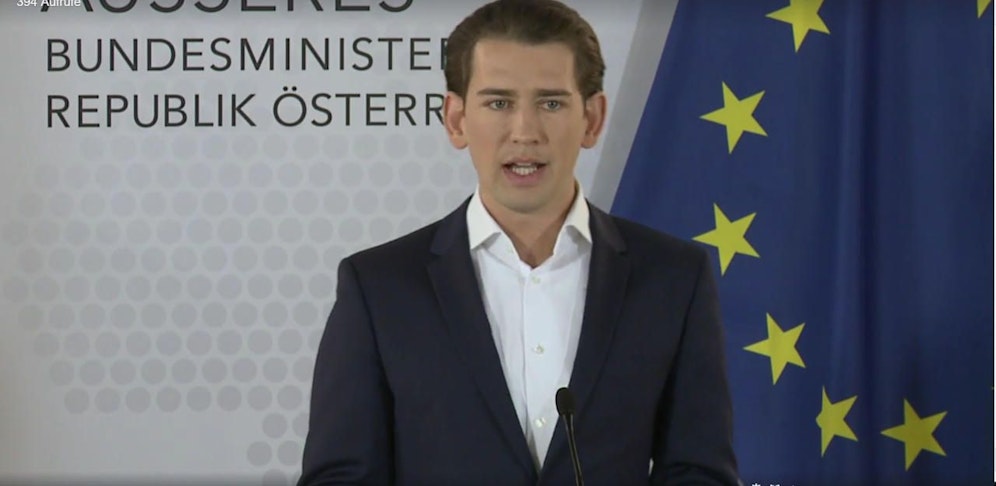 Außenminister Sebastian Kurz (ÖVP)