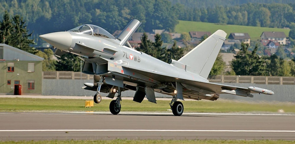 Zwei Eurofighter sind fast miteinander kollidiert
