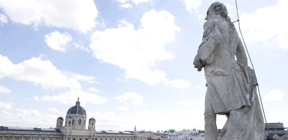 Vom Dach des naturhistorischen Museums: Panorama auf die lebenswerteste Stadt der Welt 