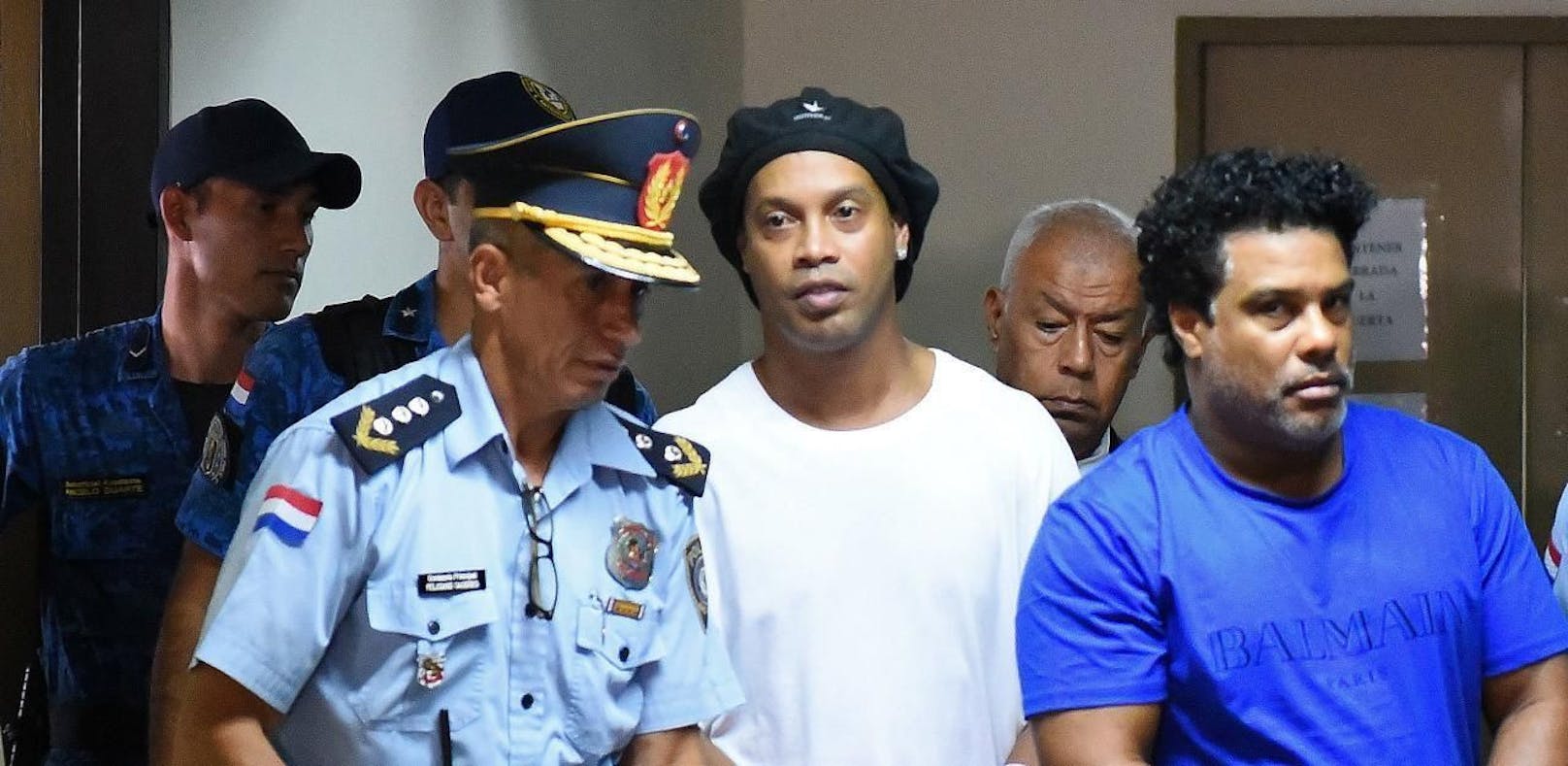 Ronaldinho im Gefängnis.