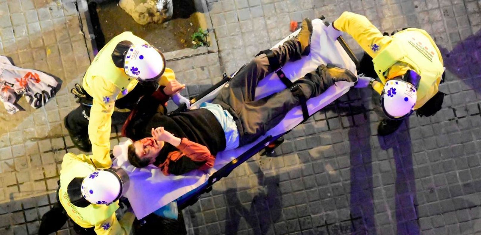 Spanien: 90 Verletzte bei Ausschreitungen