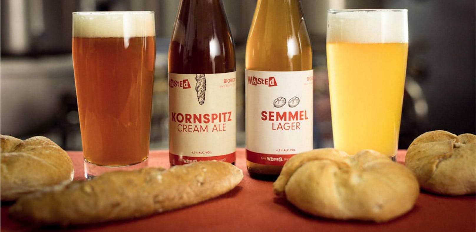 Zwei Sorten Bio-Bier werden in der Wiener City gebraut. 
