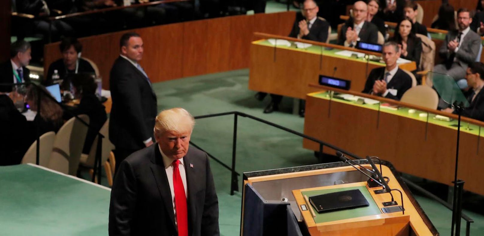 Donald Trump bei der UN-Versammlung.