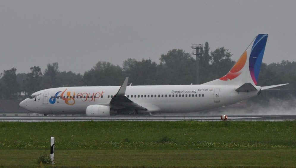 Die Maschine der "Fly Egypt" musste nach dem Start wieder umkehren