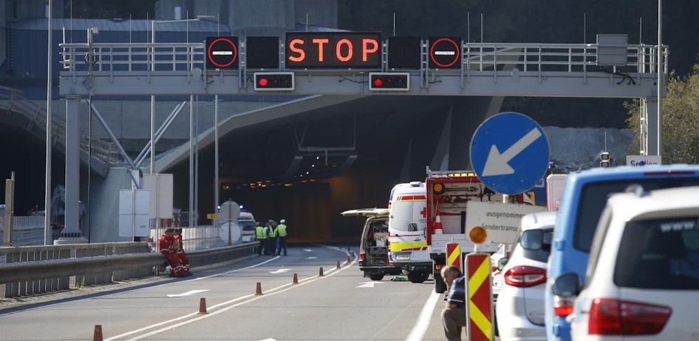 Der Gleinalmtunnel musste gesperrt werden.