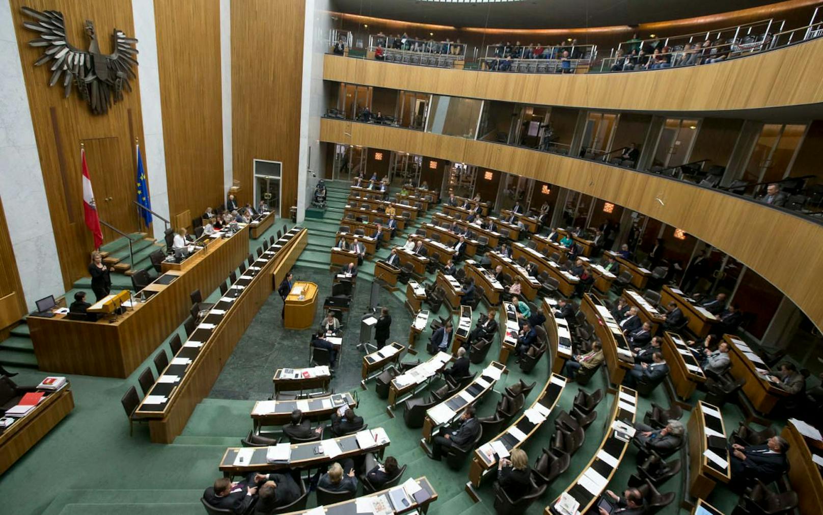 Plenum des Nationalrats im Parlament