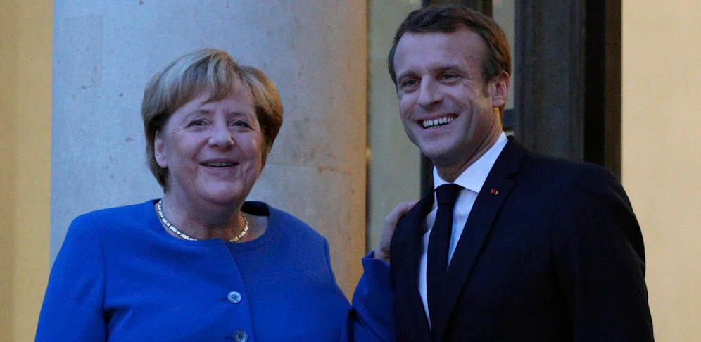 Die deutsche Bundeskanzlerin Angela Merkel und Frankreichs Präsident Emmanuel Macron fordern ein sofortiges Ende der türkischen Militäroffensive in Syrien. 
