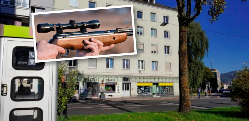 Der 26-Jährige schoss Freitagabend mit einem Luftdruckgewehr auf Passanten. 