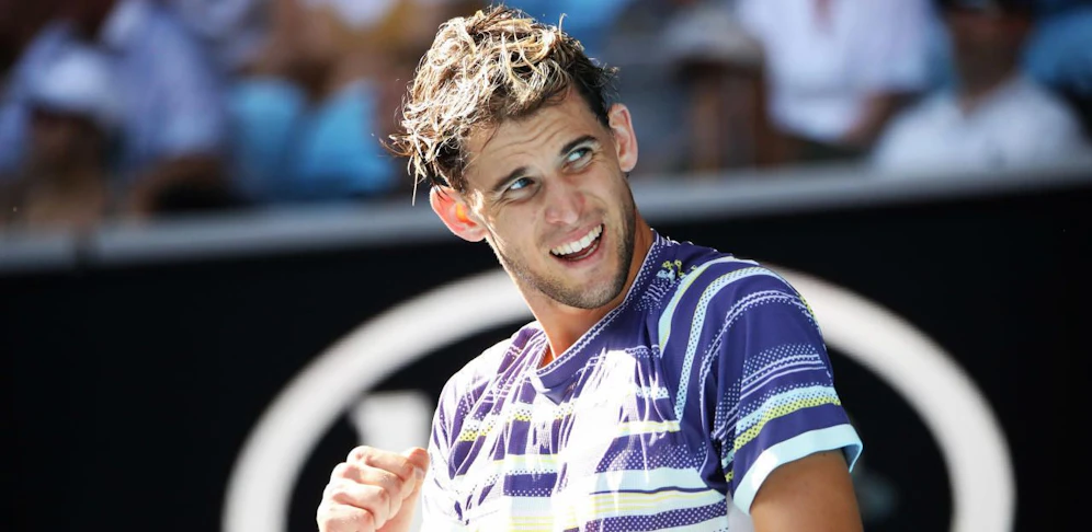 Dominic Thiem im Jänner bei den Austrialian Open. Er scheiterte erst im Finale an Novak Djokovic.