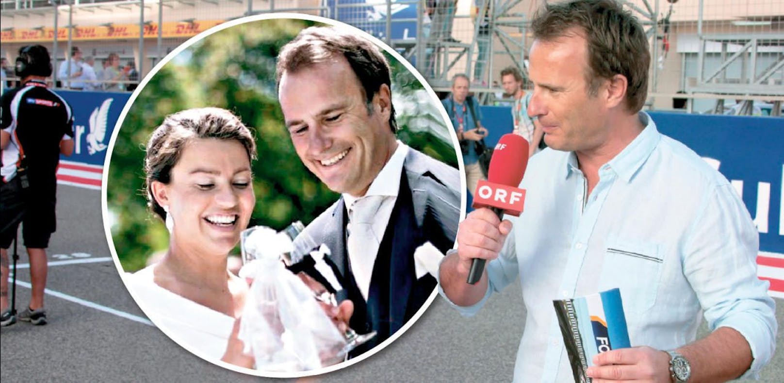 Heirat! ORF-Reporter Hausleitner ist in der Box