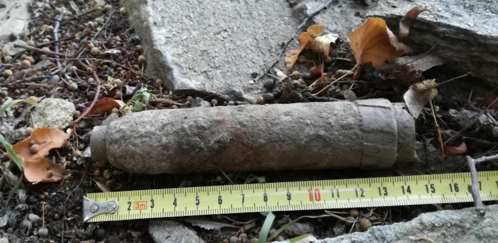 Die gefundene Gewehrgranate