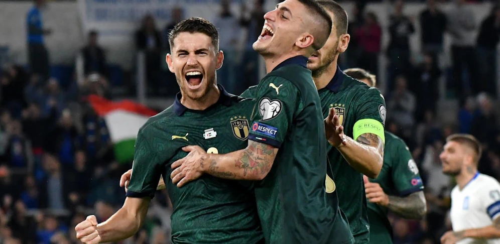 Jorginho jubelt über sein 1:0