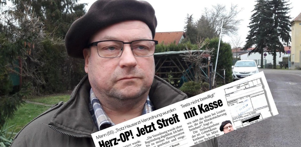 So grimmig muss K. jetzt nicht mehr schauen, das Foto wurde für die erste Geschichte gemacht.