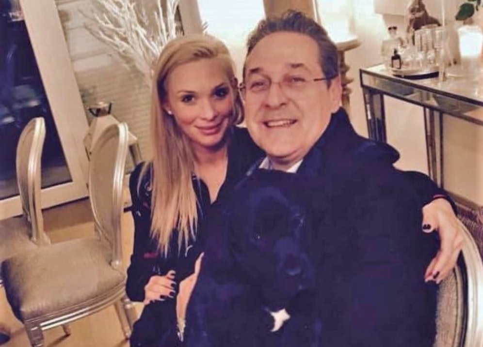 Im Glück: Philippa und H.-C. Strache 