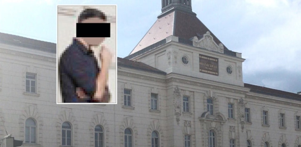 Der Angeklagte und das St. Pöltner Gericht.