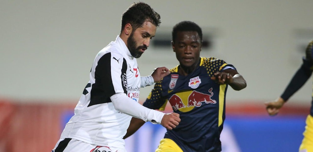 Mirnel Sadovic (Bruck) gegen David Atanga (RBS)