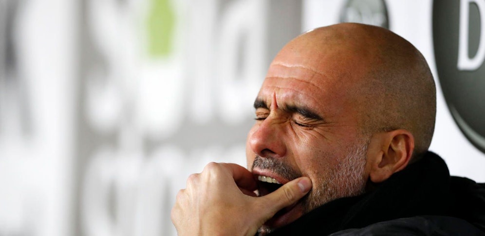 Pep Guardiola leider bei Manchester CIty.