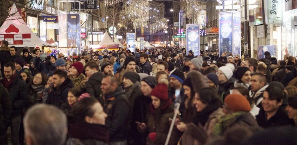 Der Silvesterpfad lockt in die Wiener Innenstadt.