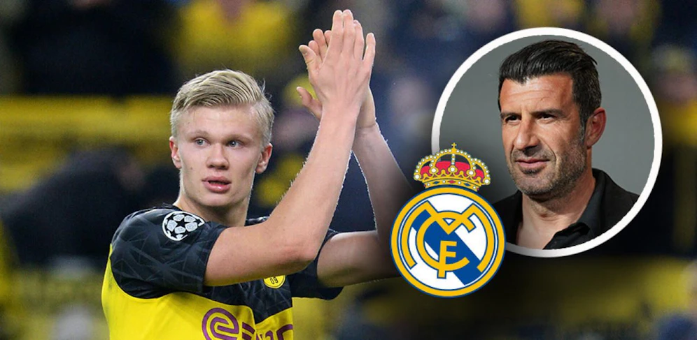 Luis Figo ist überzeugt: Real Madrid hätte Erling Haaland holen sollen. 