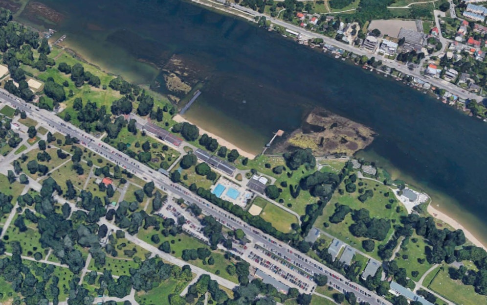 Der Vorfall ereignete sich in der Arbeiterstrandbadstraße in Wien-Donaustadt.