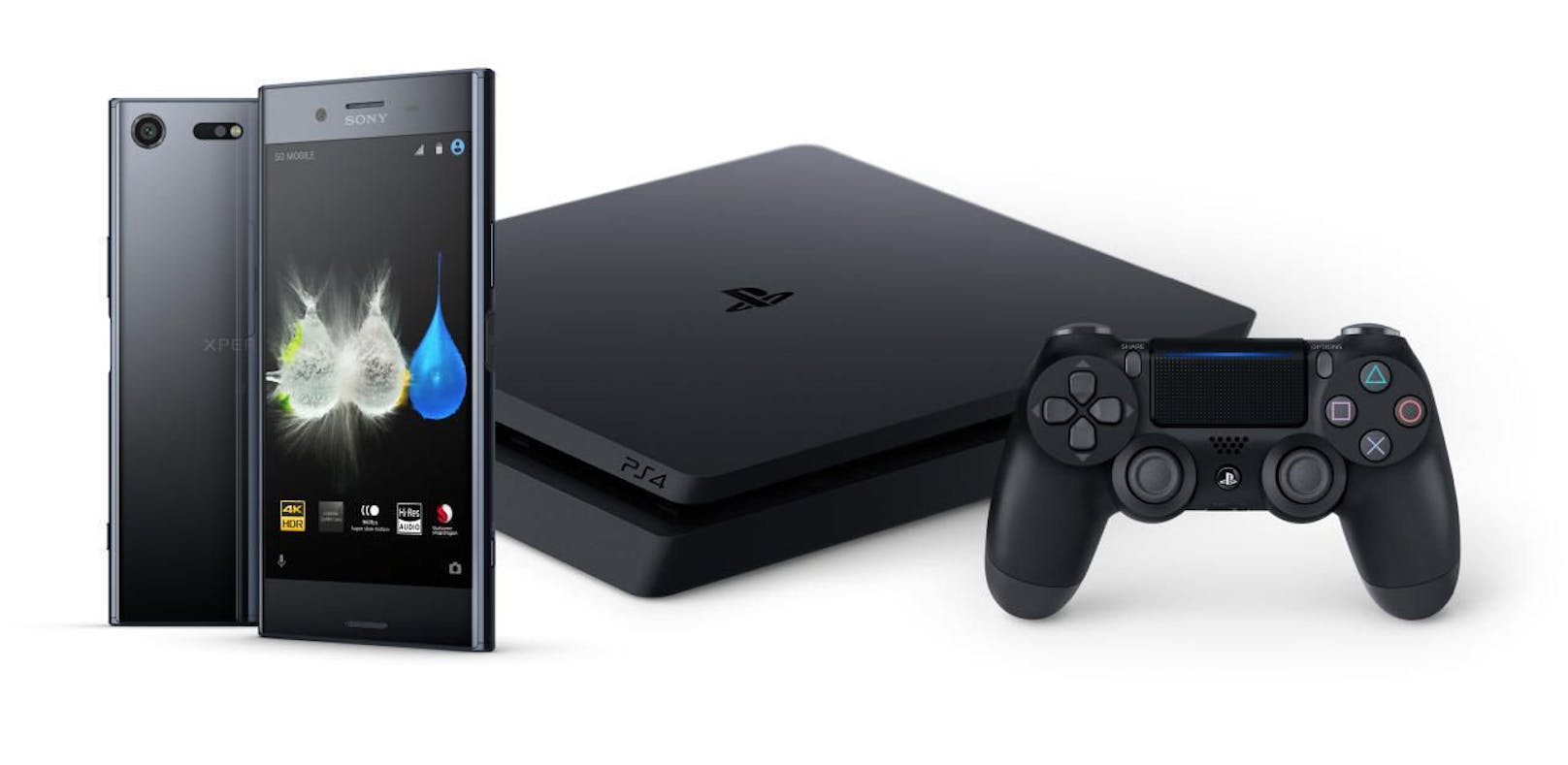 Zum Sony Xperia XZ Premium gibt's eine PlayStation4 Slim gratis dazu.