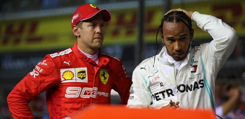 Sebastian Vettel, Lewis Hamilton