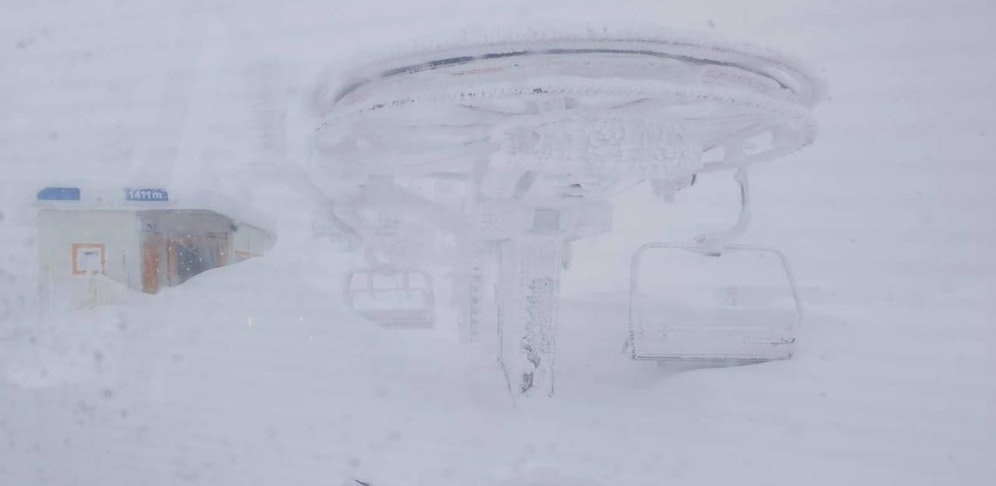 Irre Schneemassen auch am Ötscher, wie dieses Bild zeigt. Am Hochkar gab es einen Meter Neuschnee.