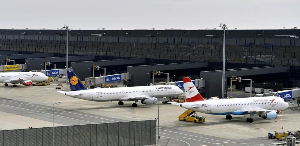 Der Flughafen Wien-Schwechat.