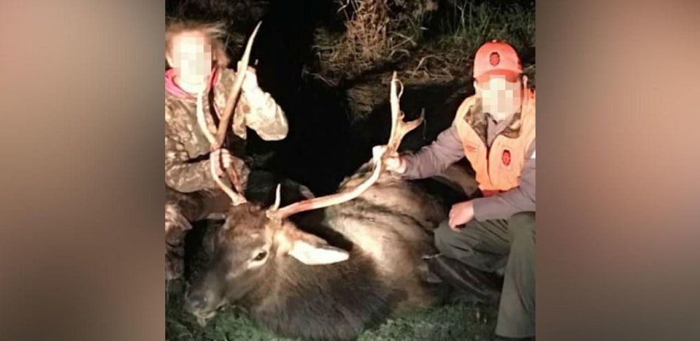 Abby W. (14) hatte im Glauben einen Rehbock gesehen zu haben unabsichtlich einen Elch erlegt.