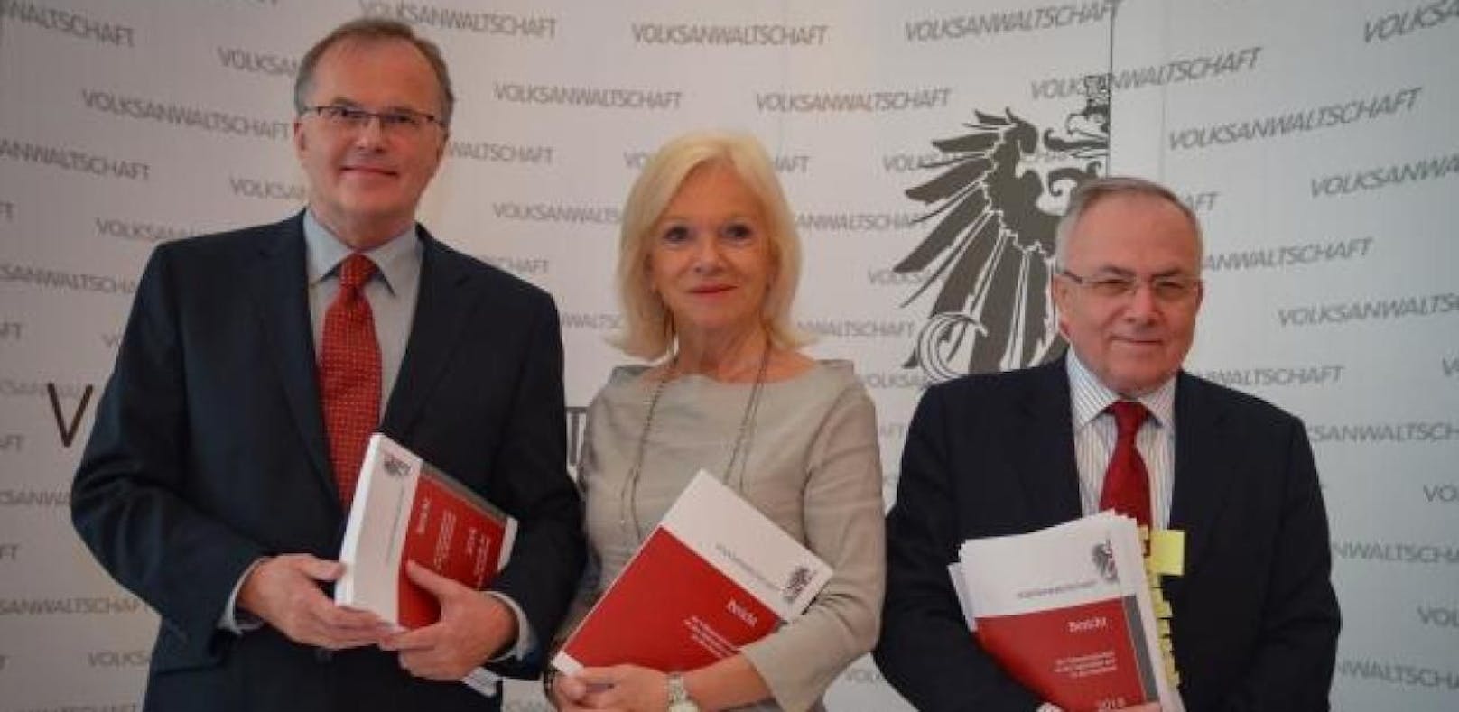 Günther Kräuter, Gertrude Brinek und Peter Fichtenbauer bilden aktuell die Volksanwaltschaft.