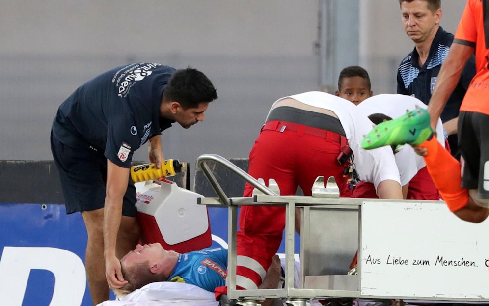 Mit der Rettung wurde Pellegrini ins Spital gebracht.