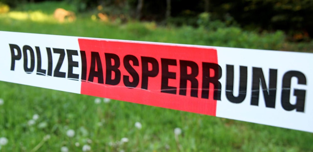 Fundstelle wurde abgesperrt.