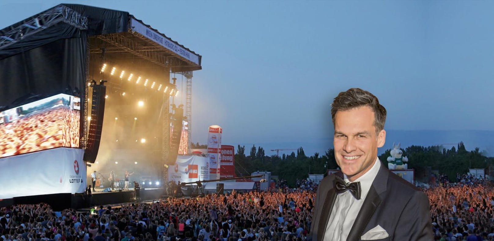 &quot;Zeit im Bild&quot;-Anchor Tarek Leitner (44) tritt am Donauinselfest auf.