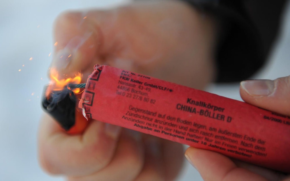 Mehr als 1.000 illegale Feuerwerkskörper waren in dem Auto geladen.
