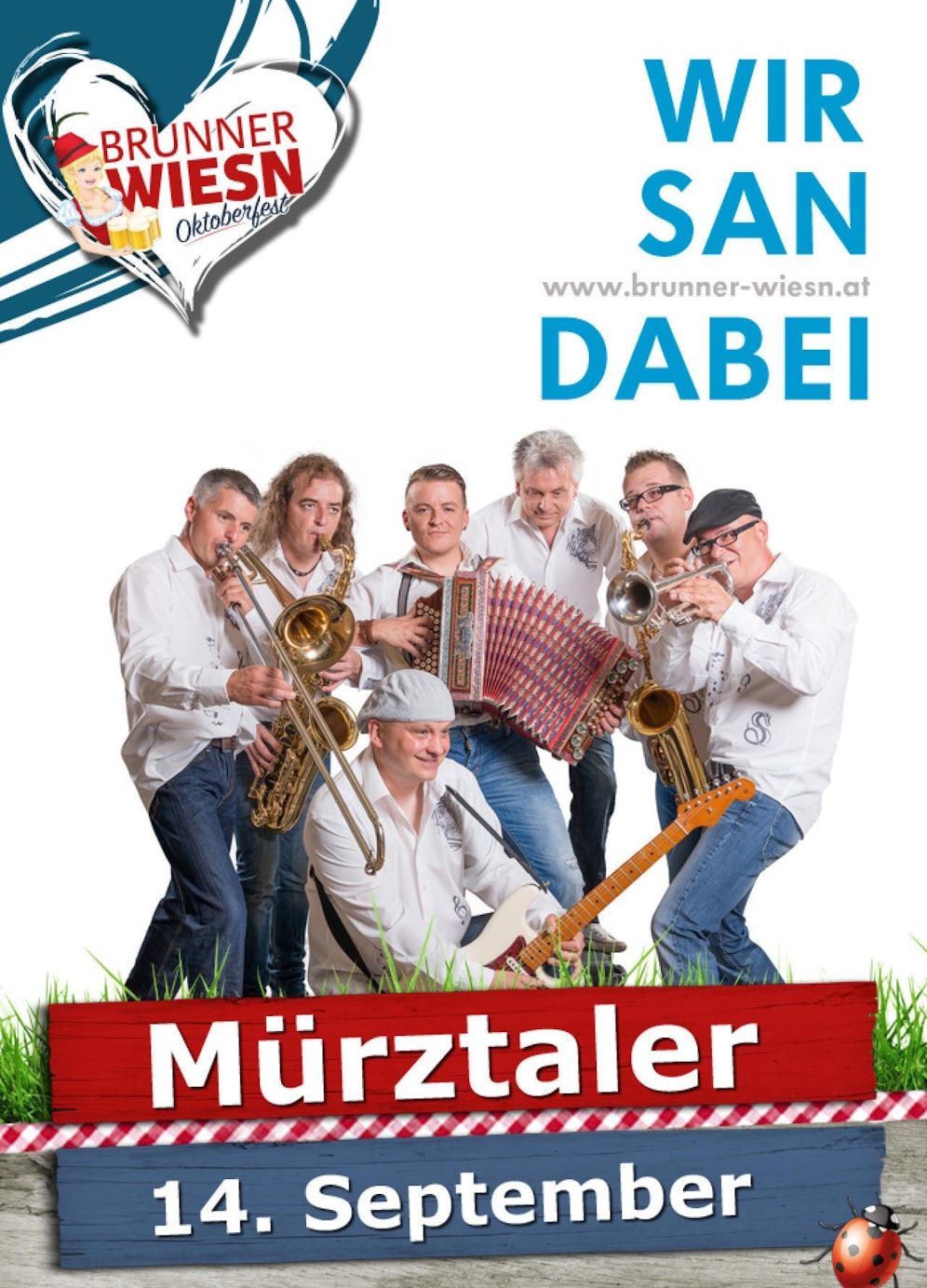 Gewinnen Sie 4 x 1 VIP Tisch bei der Brunner Wiesn am 14.9. in Brunn am Gebirge!