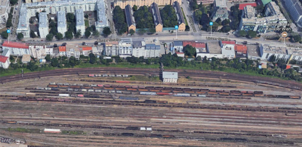 Der Unfall passierte in Wien-Penzing im Bereich der Bahnstrecke bei der Linzer Straße