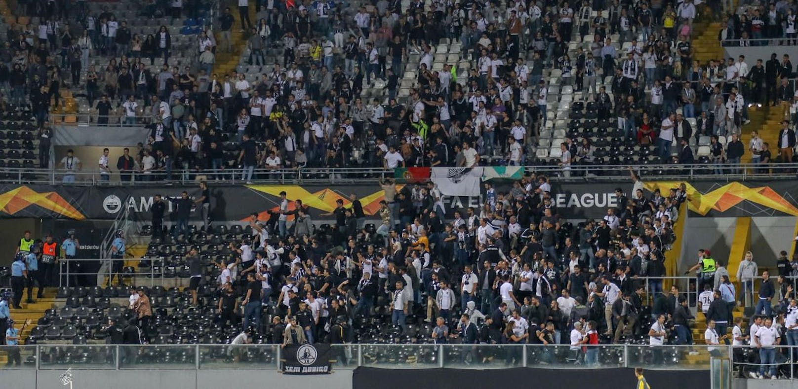 Eintracht-Fans sorgten in Portugal für Ärger.