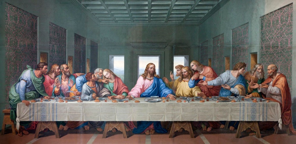 Das letzte Abendmahl. 