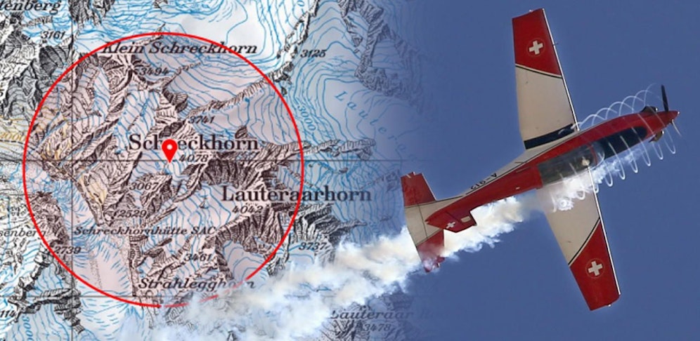 Armeesprecher: "Das Flugzeug ist an einer Felswand zerschellt."