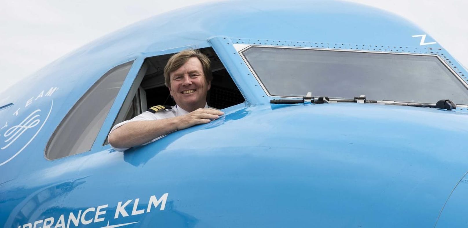 Hollands König arbeitet heimlich als Pilot