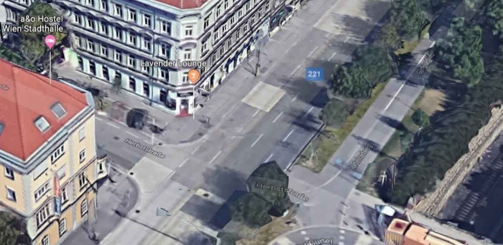 An dieser Kreuzung kam es zum Zusammenstoß.