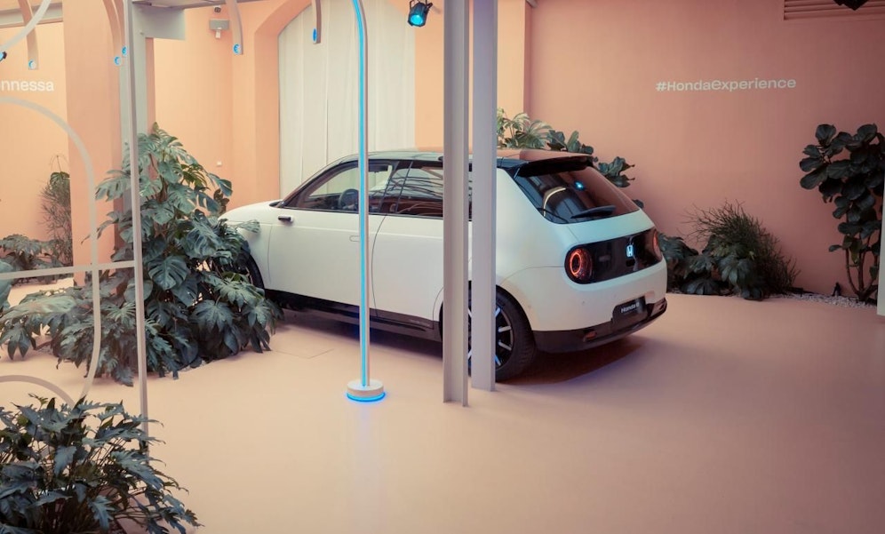 "Honda e": Retro-Look, aber Cams statt Außenspiegel.