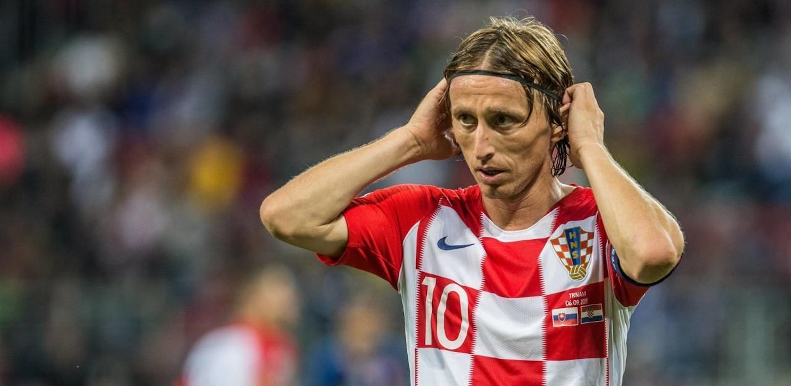 Luka Modric kam mit Kroatien in Aserbaidschan nicht über ein 1:1 hinaus.