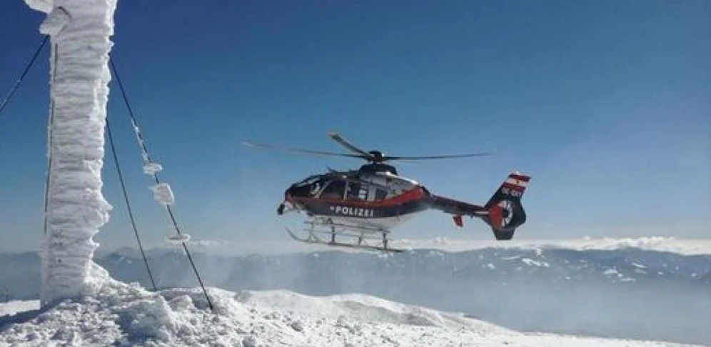 Die Leiche wurde mit einem Hubschrauber geborgen
