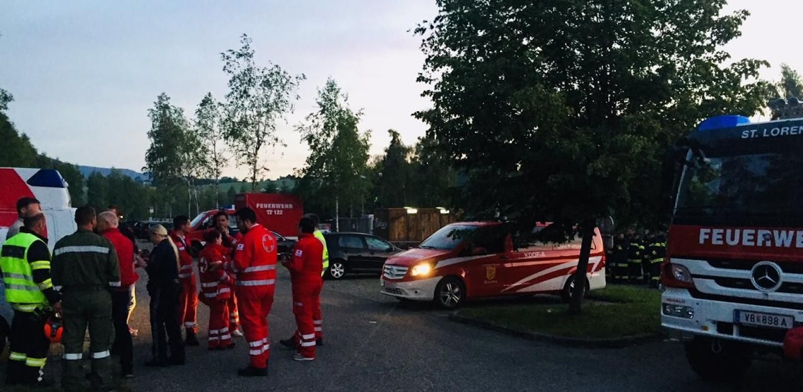 Die Freiwillige Feuerwehr St. Lorenz suchte nach der vermeintlich abgängigen 16-Jährigen.